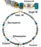 Océan Armband mit Aquamarin, Chalzedon, Süßwasserperlen – Armbänder – Ansicht 4