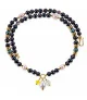 Black butterfly freshwater pearl necklace with pendant – Necklaces – View 3