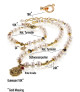 ''Caméléon'' Süßwasserperlen-Halskette mit Turmalin – Necklaces – View 5