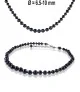 Classic Elegant Freshwater Pearl Necklace, Black – Necklaces – View 1
