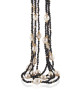 Rain of pearls pearl necklace-freshwater pearls, spinel, white/black – Inspirations – View 3