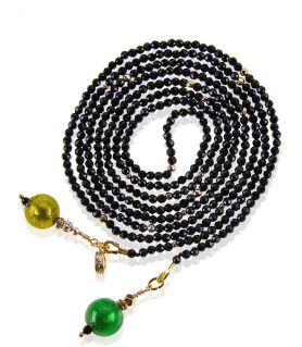 Joker Wickelkette-Kristallkette mit Murano Perlen, Spinell – Halsketten – Ansicht 3