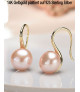 Classique Perlen Ohrhänger, 10-11mm, Rosa – Ohrringe – Ansicht 3