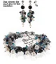 Onyx Noir earrings-freshwater pearls, onyx, glass crystals – Earrings – View 4