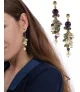 Azureus 24K Ohrhänger mit Süßwasserperlen, Amethyst, Glaskristallen – Ohrringe – Ansicht 2