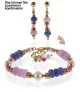 Méduse de mer 24K Ohrhänger mit Meeres Qualle,Türkis,Chalcedony – Ohrringe – Ansicht 4