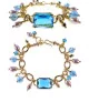 Lagune 24K Gliederkette-Armband,Blautopas,Süßwasserperlen – Inspirationen – Ansicht 2