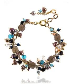 Force de vie Rauchquarz & Süßwasserperlen Armband – Armbänder – Ansicht 3