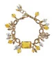 Citron 24K Gliederketten-Armband,Citrin,Süßwasserperlen – Armbänder – Ansicht 3