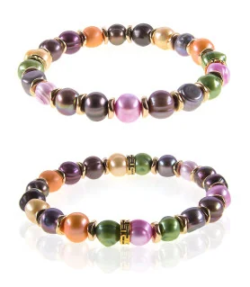 Coloré Flex-Perlenarmband, Multi-Color, 7-8.5mm – Armbänder – Ansicht 3