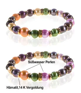 Coloré Flex-Perlenarmband, Multi-Color, 7-8.5mm – Armbänder – Ansicht 4