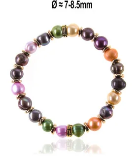 Coloré Flex-Perlenarmband, Multi-Color, 7-8.5mm – Armbänder – Ansicht 1