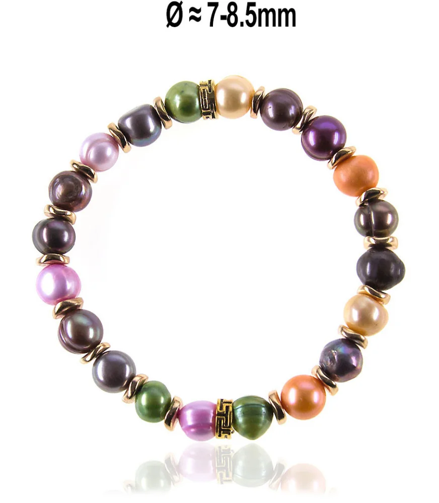 Coloré Flex-Perlenarmband, Multi-Color, 7-8.5mm – Armbänder – Ansicht 1