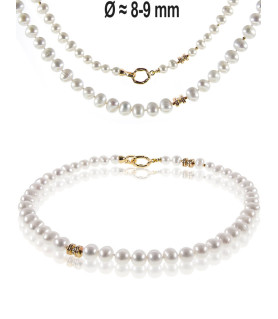Intemporel Süßwasserperlen Collier, Halsketten