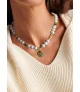 Chameleon freshwater pearl necklace with tourmaline – Inspirations – View 1