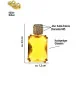 Citron Glas-Kristall-Zirkonia Ohrringe – Inspirationen – Ansicht 3