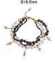 Grand Ben 3-row bracelet with freshwater pearls, spinel, zircon – Inspirations – View 3