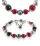 Déborah Armband mit Koralen, Süßwasserperlen, Onyx – Armbänder – Ansicht 1