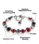 Déborah Armband mit Koralen, Süßwasserperlen, Onyx – Armbänder – Ansicht 4