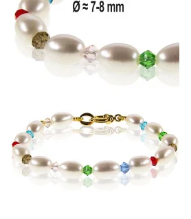 Jeu Elegantes Süßwasserperlen Armband – Armbänder – Ansicht 1
