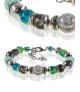 Expression Armband mit Süßwasserperlen, Achat, Muranoperlen, Glassperlen – Armbänder – Ansicht 1