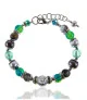 Expression Armband mit Süßwasserperlen, Achat, Muranoperlen, Glassperlen – Armbänder – Ansicht 3