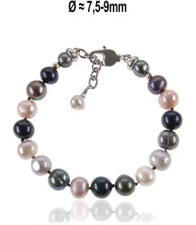 'Rendez-vous' Perlenarmband, Multi-Color, 7,5-9mm – Bracelets – View 1