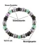 Flex Perlenarmband mit Jade, Murano Glasperlen, 8,5-9 mm – Armbänder – Ansicht 4