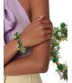 Verdiana Luxus Armband-Süßwasserperlen, Achat, Glaskristallen, 24K Gold – Armbänder – Ansicht 2