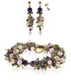 Azureus Luxus Armband-Süßwasserperlen,Amethyst,14K Gold – Armbänder – Ansicht 4