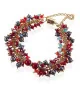 Corail royal Luxus-Klasse Armband-Süßwasserperlen,Rote Koralle,14K Gold – Armbänder – Ansicht 3