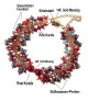 Corail royal Luxus-Klasse Armband-Süßwasserperlen,Rote Koralle,14K Gold – Armbänder – Ansicht 4