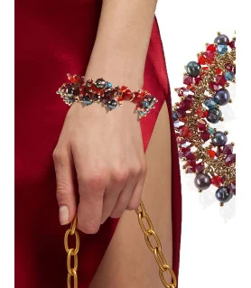 Corail royal Luxus-Klasse Armband-Süßwasserperlen,Rote Koralle,14K Gold – Inspirationen – Ansicht 1