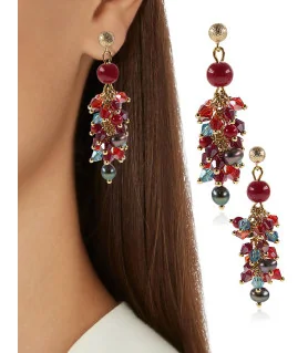 Corail royal 14K Süßwasserperlen-Koralle-Ohrhänger – Inspirationen – Ansicht 1