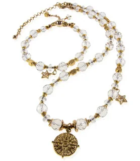 Cristal de roche Bergkristall Armband, 24K Vergoldung – Armbänder – Ansicht 3