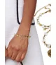 Cristal de roche Bergkristall Armband, 24K Vergoldung – Armbänder – Ansicht 2