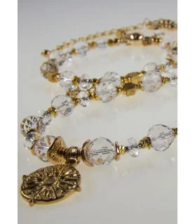Cristal de roche Bergkristall Armband, 24K Vergoldung – Armbänder – Ansicht 5