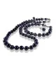 Classique 2-tlg.Set, Perlenkette & Perlenarmband, 6-10mm, Schwarz – Schmucksets – Ansicht 3