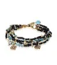 Couronne impériale Armband mit Blautopas, Spinell, Citrin, 24K Goldelementen – Armbänder – Ansicht 1