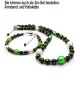 Jade noir Halskette-Jade, Muranoglas, 14K Gold – Halsketten – Ansicht 4