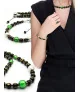 Jade noir Halskette-Jade, Muranoglas, 14K Gold – Halsketten – Ansicht 2