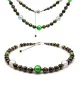 Jade noir Halskette-Jade, Muranoglas, 14K Gold – Halsketten – Ansicht 1
