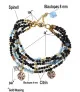 Couronne impériale Armband mit Blautopas, Spinell, Citrin, 24K Goldelementen – Armbänder – Ansicht 4