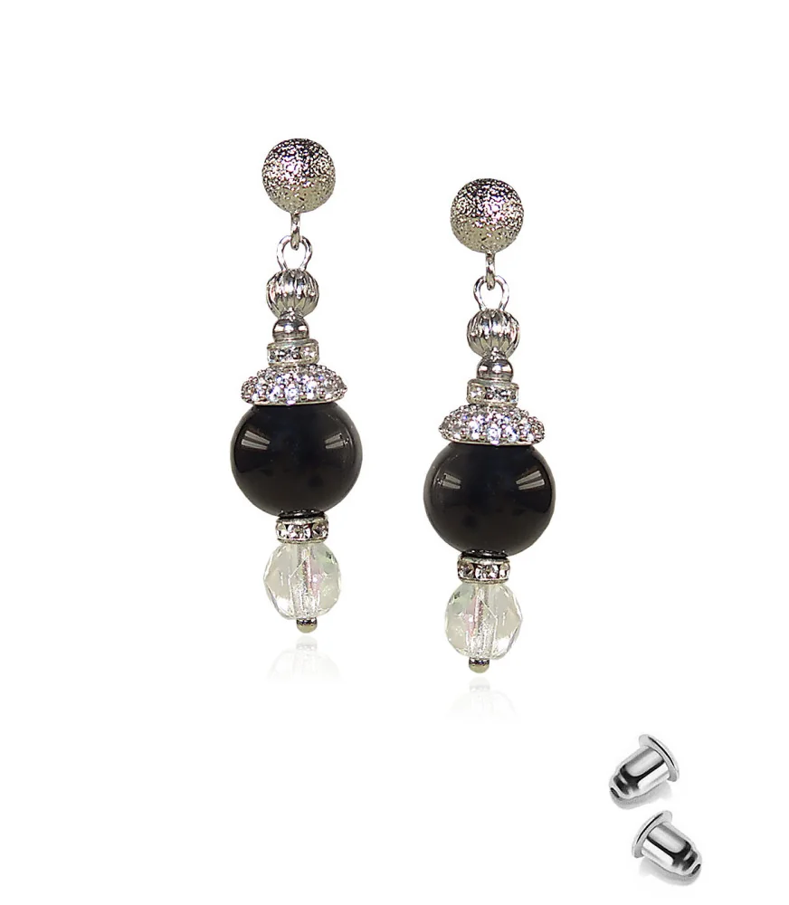 Perse Onyx Ohrhänger – Ohrringe – Ansicht 1