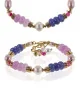 Vacances Perlenarmband mit Chalcedony, Onyx – Armbänder – Ansicht 1