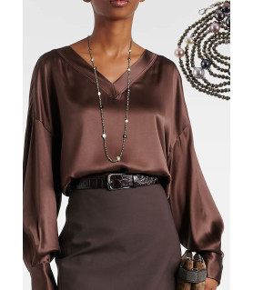 Cudillero Lange Multi-Color Süßwasserperlenkette – Inspirationen – Ansicht 1